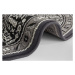 Nouristan - Hanse Home koberce Kruhový koberec Mirkan 104436 Dark-grey Rozměry koberců: 160x160 
