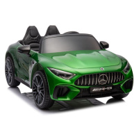 Elektrické autíčko Mercedes AMG SL63 24V 2x200W lakované zelené