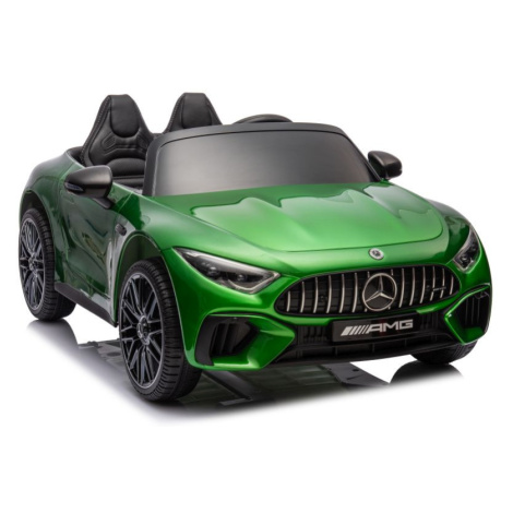 Elektrické autíčko Mercedes AMG SL63 24V 2x200W lakované zelené