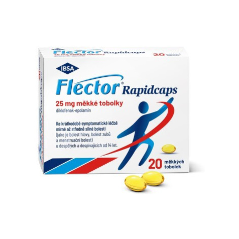 FLECTOR RAPIDCAPS 25MG CPS MOL 20