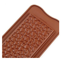Silikomart Silikonová forma na čokoládu Silikomart SCG38 Love Choco Bar | srdíčka