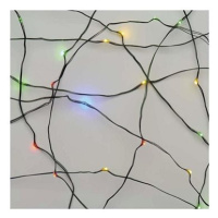 EMOS LED vánoční nano řetěz zelený, 4 m, venkovní i vnitřní, multicolor, časovač