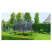 Trampolína s ochrannou sítí Silhouette trampoline Exit Toys kulatá průměr 427 cm zelená