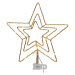 STAR TRADING LED špička stromu Topsy, 3D hvězda na baterie