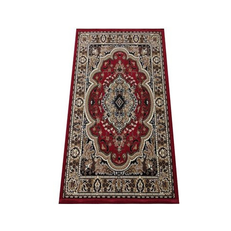 Kusový koberec Alfa červený 06 -80 × 150 cm