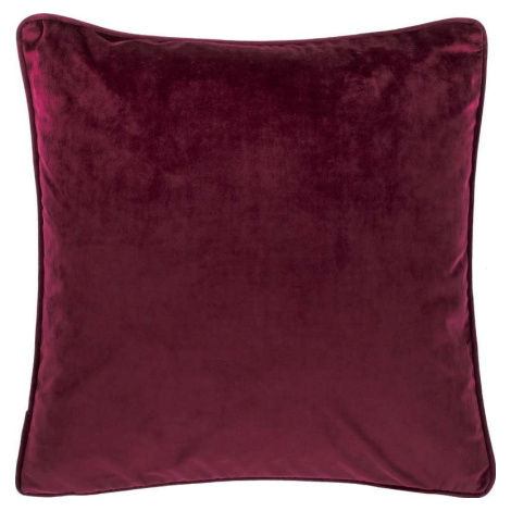 Tmavě fialový polštář Tiseco Home Studio Velvety, 45 x 45 cm
