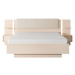 ArtLas Manželská postel DUST s nočními stolky | 160 x 200 cm Provedení: postel bez roštu a matra