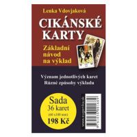 Cikánské karty - Základní návod na výklad + sada 36 karet - Lenka Vdovjaková