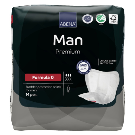 Abena Man Premium Formula 0 inkontinenční vložky pro muže 14 ks