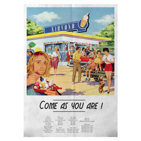 Plakát, Obraz - Ads Libitum - Come as you are, 40x60 cm
