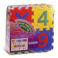 Lee pěnové puzzle Čísla a znaky 28 dílů FM824 barevné