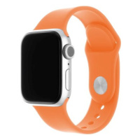 FIXED Silicone Strap SET pro Apple Watch 42/44/45/Ultra 49mm oranžový