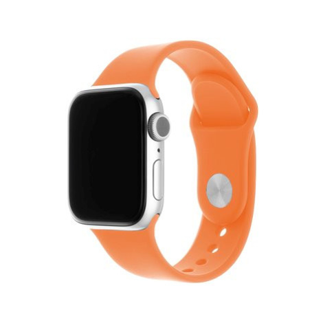 FIXED Silicone Strap SET pro Apple Watch 42/44/45/Ultra 49mm oranžový