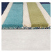Flair Rugs koberce Ručně všívaný kusový koberec Illusion Piano Green/Multi Rozměry koberců: 120x
