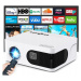 Projektor mini Projektor Led WiFi Android Tv Full Hd 4K Autofocus pro Telefon