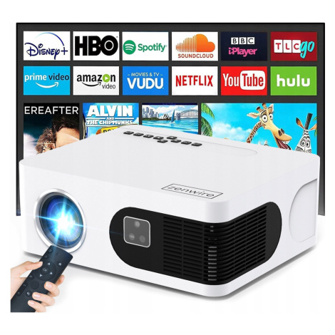 Projektor mini Projektor Led WiFi Android Tv Full Hd 4K Autofocus pro Telefon