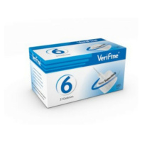 VERIFINE 6 Inzulínové jehly 31G 0.25 x 6mm 100 ks