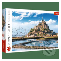 Trefl Puzzle 1000 - Mont Saint-Michel, Francúzsko - puzzle z kategorie Města a stavby