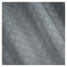 Dekorační vzorovaný velvet závěs s kroužky JULIE šedá 140x250 cm (cena za 1 kus) MyBestHome