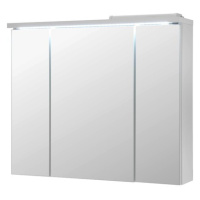 Zrcadlová skříňka POOL bílá vysoký lesk, 80 cm