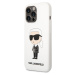 Karl Lagerfeld Liquid Silicone Ikonik NFT kryt iPhone 13 Pro bílý