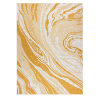 Dywany Łuszczów Kusový koberec Sion Sisal Marble 22169 ecru/yellow – na ven i na doma - 140x190 