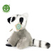 Plyšový lemur sedící 18 cm ECO-FRIENDLY