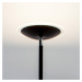 Lindby LED stojací lampa Malea, černá