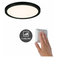 PAULMANN VariFit LED vestavné svítidlo 3-krokové-stmívatelné Areo IP44 kruhové 175mm 3000K černá