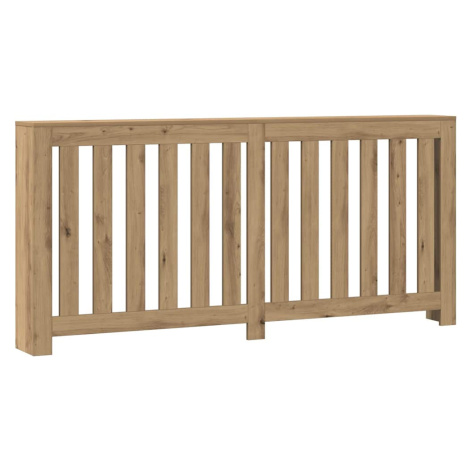 vidaXL Kryt na radiátor dub artisan 175 x 20 x 82 cm kompozitní dřevo