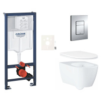 Závěsný wc set do lehkých stěn / předstěnová montáž Grohe Essence SIKOGRSESE