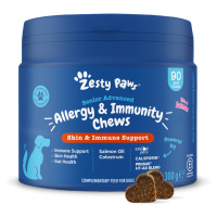 Zesty Paws Senior Allergy & Immunity s lososem - Výhodné balení: 2× 90 žvýkacích tablet