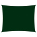 Stínící plachta obdélníková 4 x 5 m oxfordská látka Dekorhome Tmavě zelená,Stínící plachta obdél