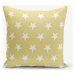 Žlutý povlak na polštář s motivem hvězd Minimalist Cushion Covers, 45 x 45 cm