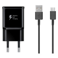 Samsung cestovní nabíječka 15W + USB-C datový kabel Black (Bulk)