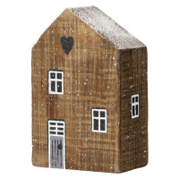 Dekoria Dekorace Snow House 12cm natural, 8 x 6 x 12 cm