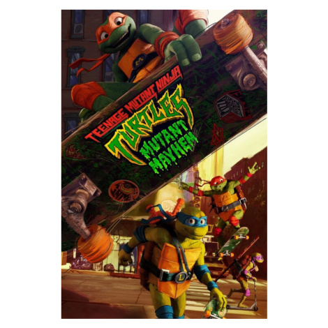 Ilustrace Teenage Mutant Ninja Turtles Mutant Mayhem (2023), 26.7 × 40 cm
