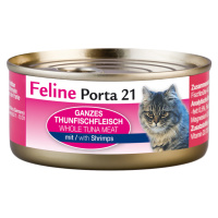 Feline Porta 21 krmivo pro kočky 6 x 156 g - Tuňák & krevety