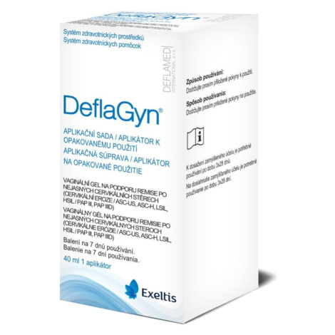 DeflaGyn Vaginální gel aplikační sada 40 ml
