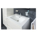 Mereo Opto koupelnová skříňka s keramickým umyvadlem 61 cm bílá/dub CN930