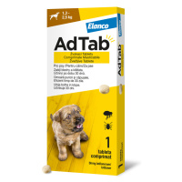 AdTab 56 mg žvýkací tablety pro psy  o hmotnosti 1,3–2,5 kg