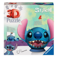 Ravensburger Puzzle-Ball Disney: Stitch s ušima 72 dílků