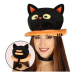 Čepice - černá kočka - halloween