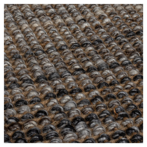 Flair Rugs koberce Kusový koberec Mottle Jute Ombre Grey - 60x230 cm