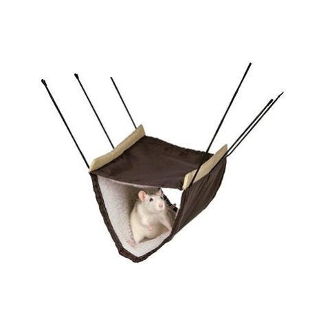 Trixie Závěsný pelíšek z nylonu s beránkem pro fretku a potkana