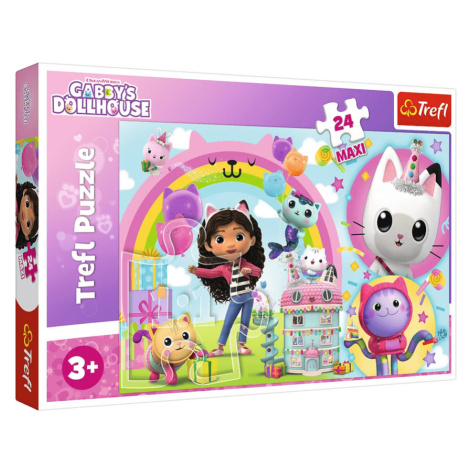 mamido Puzzle Gábinin kouzelný domek 24 maxi dílků Trefl