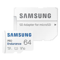 Samsung micro SDXC 64GB PRO Endurance + SD adaptér