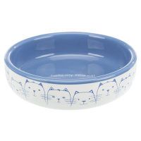 Trixie keramická miska pro krátkonosé kočky modrobílá 0,3 l