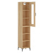 vidaXL Skříň highboard dub sonoma 34,5 x 34 x 180 cm kompozitní dřevo