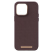 NJORD Genuine Leather Case iPhone 14 Pro Max Dark Brown